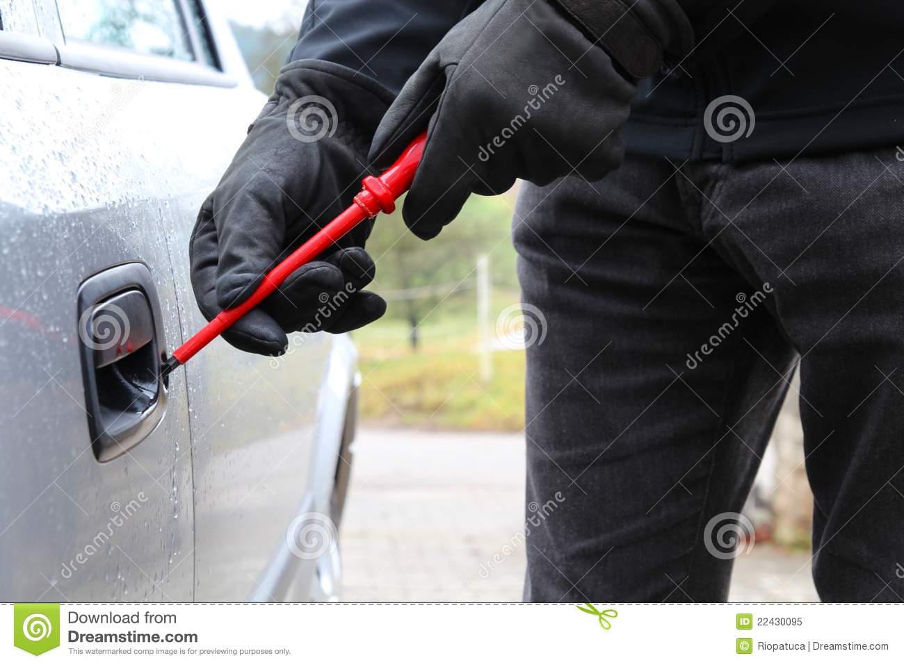 Car Theft Clipart Car Theft With Screwdriver 3