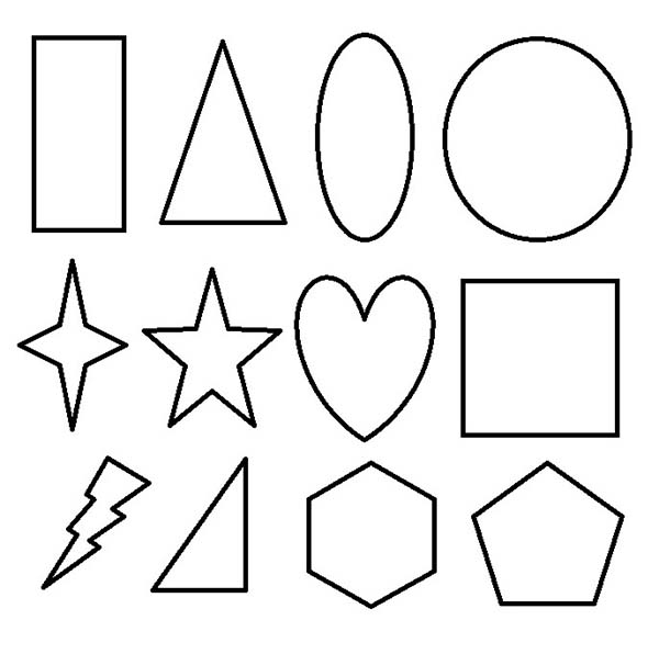 Coloring Page Here Home Shapes Basic 2d Geometric Shapes Coloring Page