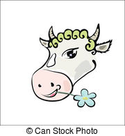 Cow   Colorful Illustration With Cow For Your Design