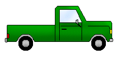 Green Truck Cartoon 4