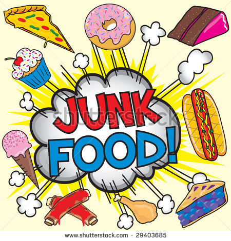 Junk Food Dieting Comic Book Inspired Explosion Of Everything Bad For