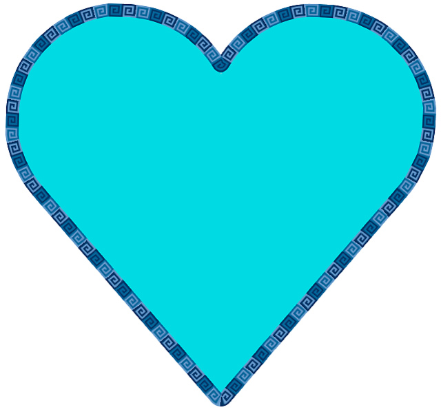 Light Blue Heart   Clipart Best