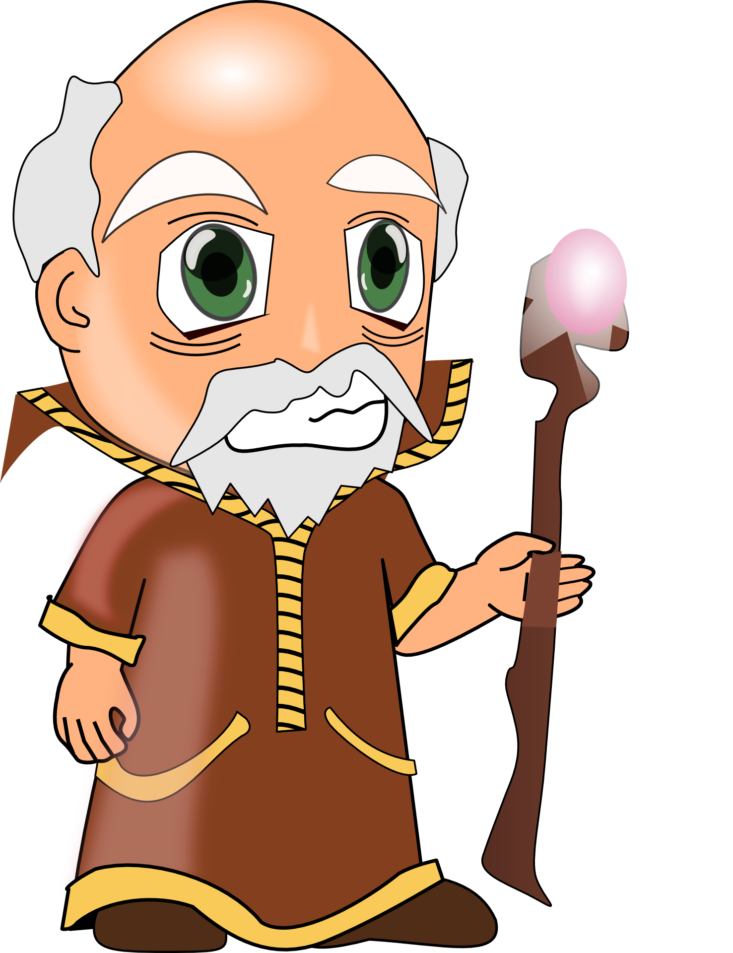 Magic Man Old People Wand Wise Categories Vector Man Vector People