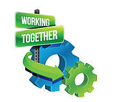 Partner Work Clipart 3d People Working Together To