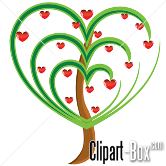 Related Love Tree Cliparts