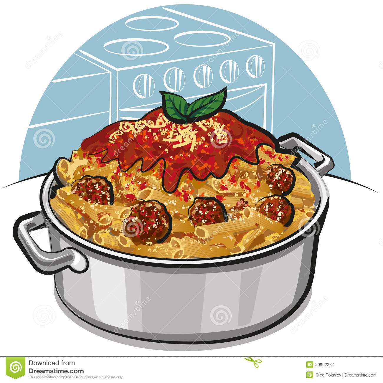 Rigatoni Pasta With Meatballs Royalty Free Stock Photography   Image