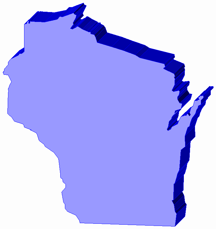 State Of Wisconsin Outline   Clipart Best