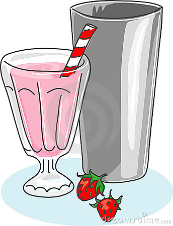 Strawberry Milkshake Royalty Free Stock Photography