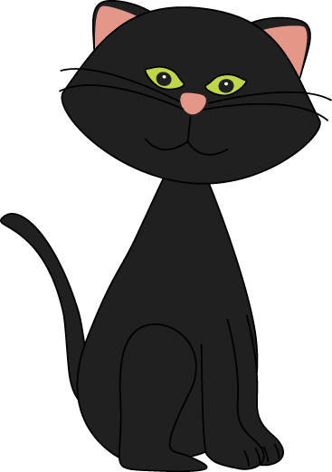 Black Cat Clipart   Animalgals