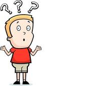 Boy Confused   Clipart Graphic