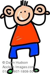 Clipart Illustration Of A Cute Little Boy With A Big Ears   Acclaim