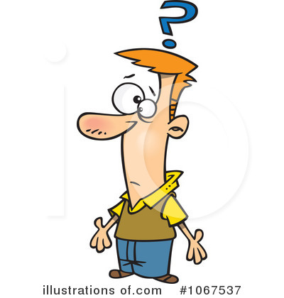 Confused Clipart  1067537   Illustration By Ron Leishman