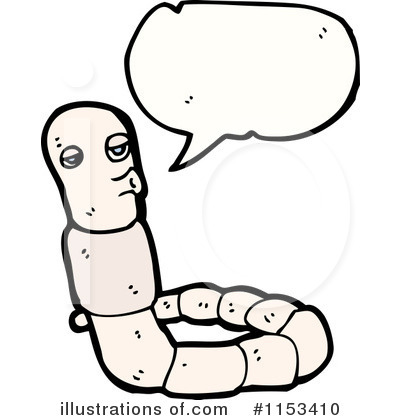 Earthworm Clipart  1153410   Illustration By Lineartestpilot