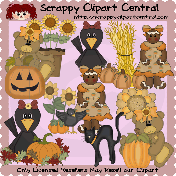 Fall Clipart   Scrappy Resale Clipart    Clipart   Printables You Can
