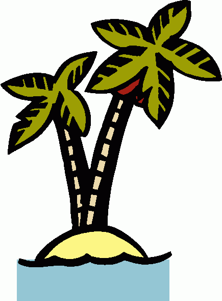 Palm Tree Island 2 Clipart   Palm Tree Island 2 Clip Art