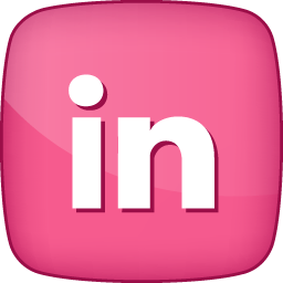 Pink Linkedin Icon Png Clipart Image   Iconbug Com