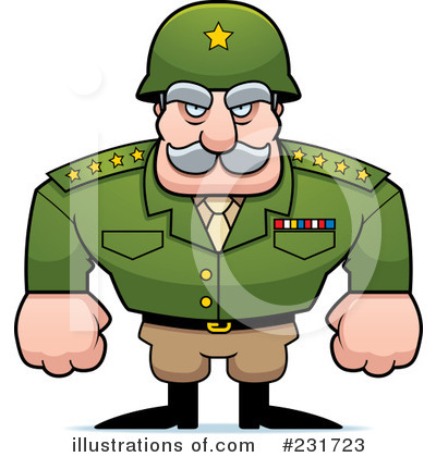Royalty Free  Rf  Military Clipart Illustration By Cory Thoman   Stock