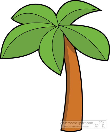Trees   Palm Tree 114   Classroom Clipart