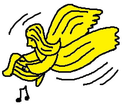 Angel With Trumpet Clipart