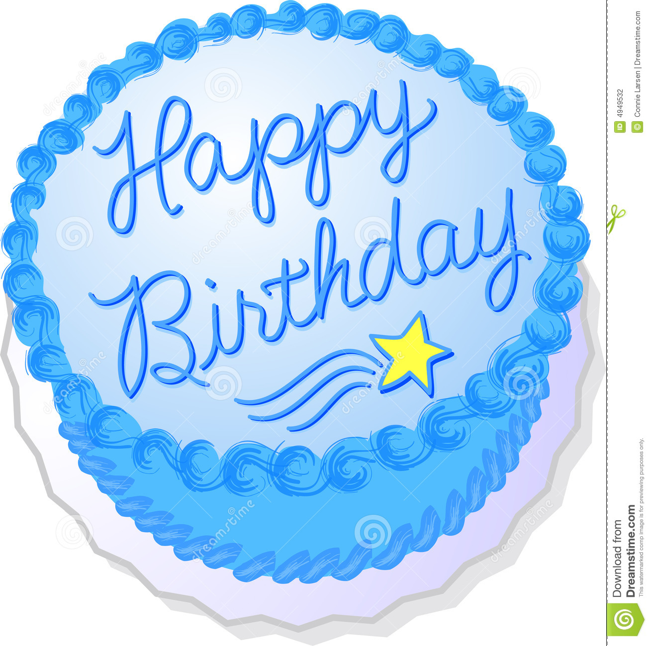 Blue Birthday Cake Clip Art Blue Birthday Cake 4949532 Jpg