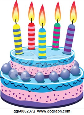 Blue Birthday Cake Clipart   Clipart Panda   Free Clipart Images