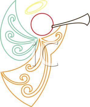 Christmas Angel With Trumpet Clip Art Car Pictures