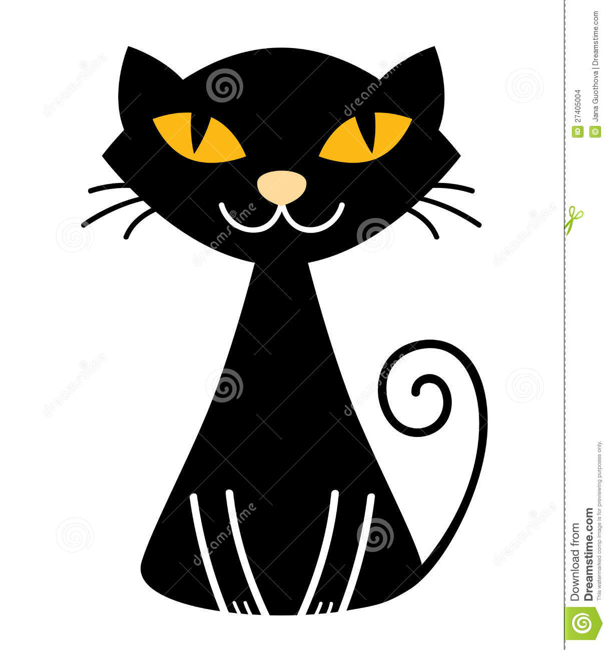 Cute Halloween Cat Clipart