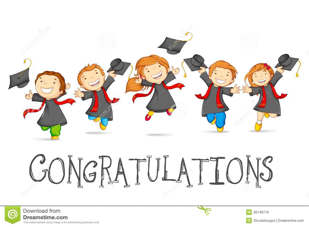 Graduation For Preschool Cliparts Happy Graduates Royalty Free Stock