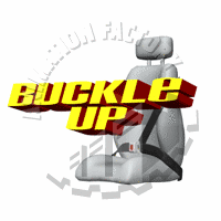 Seat Spinning With Seat Belt Fastened Animated Clipart