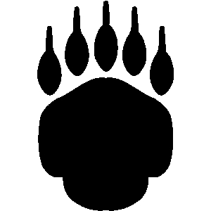Seivo   Image   Bear Footprints Clip Art   Seivo Web Search Engine