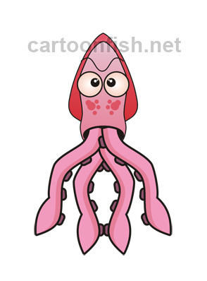 Squid Cartoon Picture