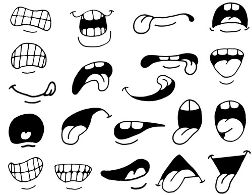 To Computer Game Design   Project One   Research  Cartoon Mouth Smile