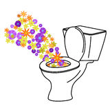 Cartoon Poop With Flies Stock Image   Image  31181111