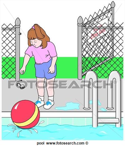 Drawing Of Pool Safety Pool   Search Clipart Illustration Fine Art