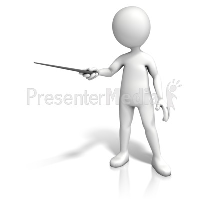Figure Pointer Side   Presentation Clipart   Great Clipart For