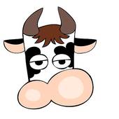 Illustration   Funny Dairy Cow Face  Eps Clipart Gg55930819   Gograph