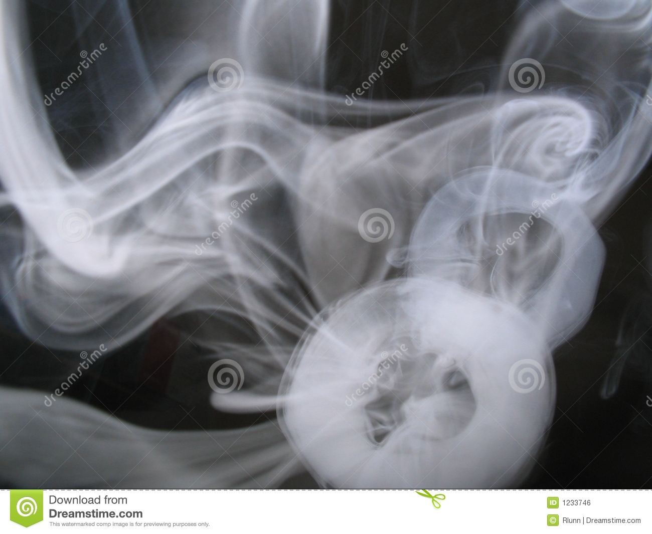 Rings Of Smoke Royalty Free Stock Image   Image  1233746