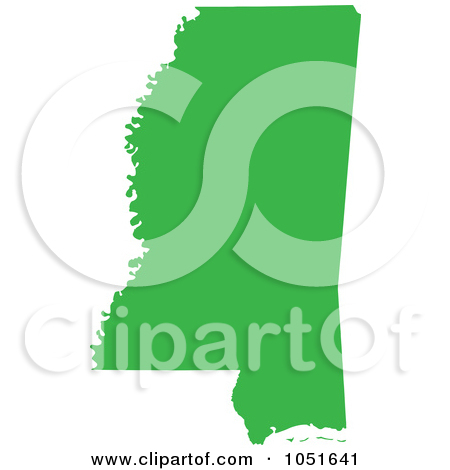 Royalty Free Vector Clip Art Illustration Of A Green Silhouetted Shape