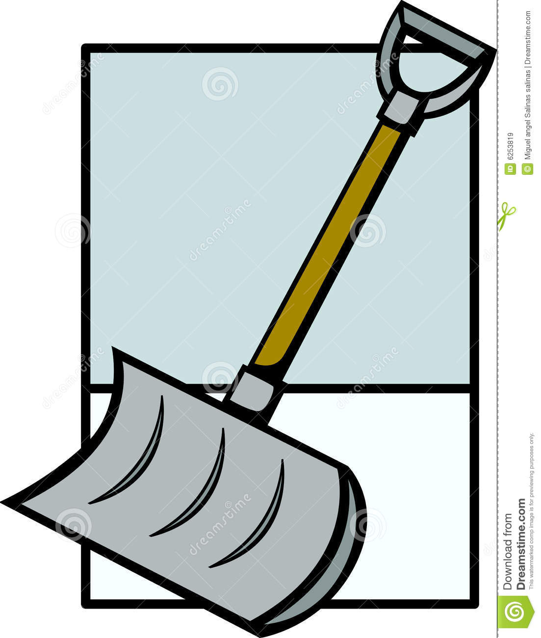Snow Shovel Vector Illustration Royalty Free Stock Images   Image