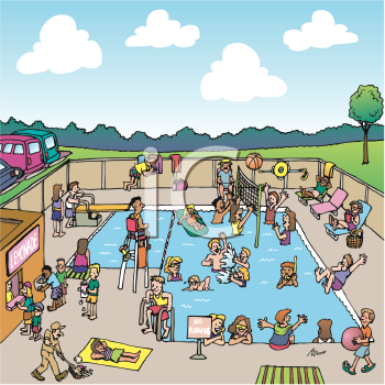 Swimming Clipart Resort Pool Kurt Vonnegut Safety Posters Free Picture