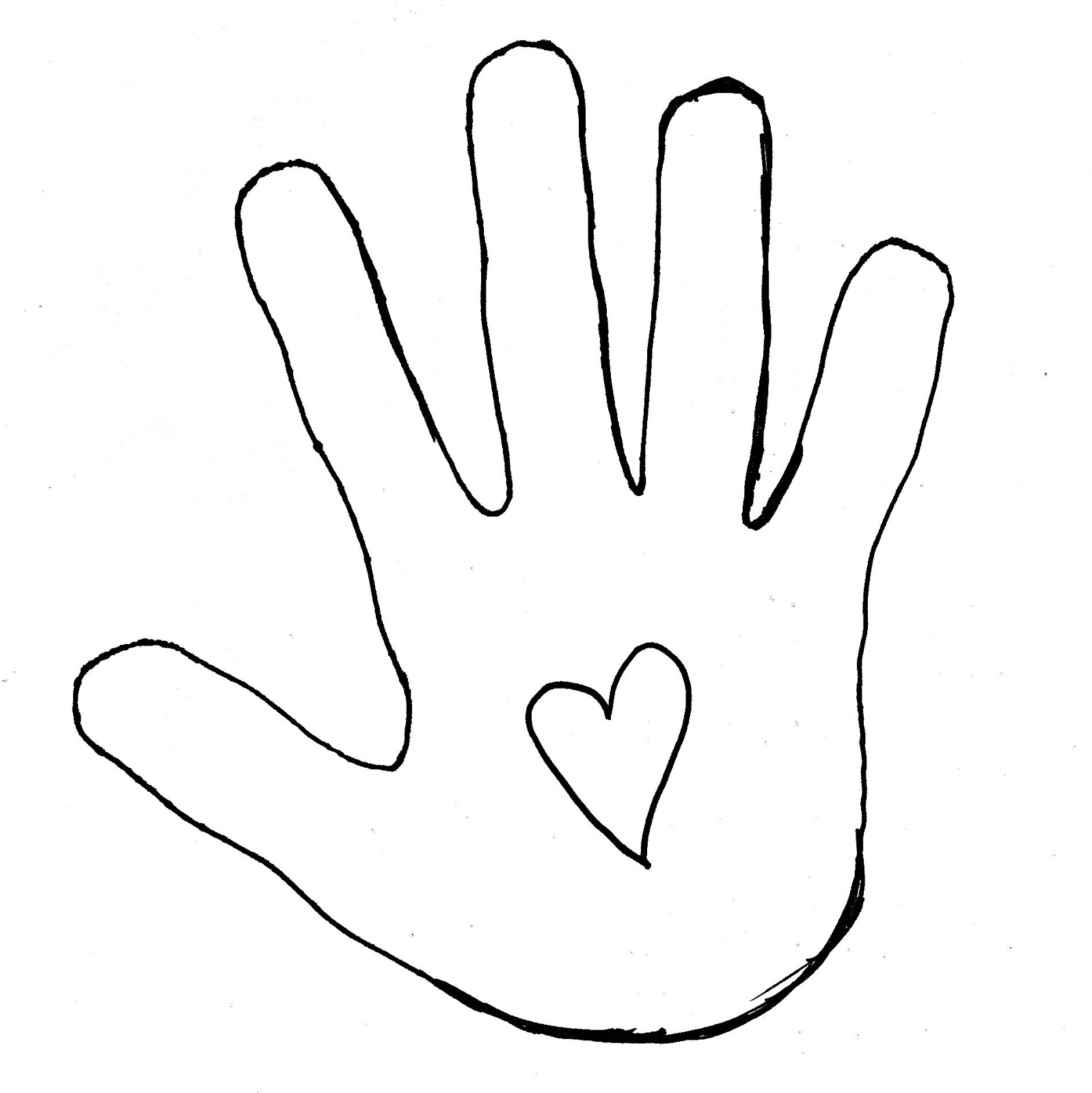 11 Child Handprint Template Free Cliparts That You Can Download To You    