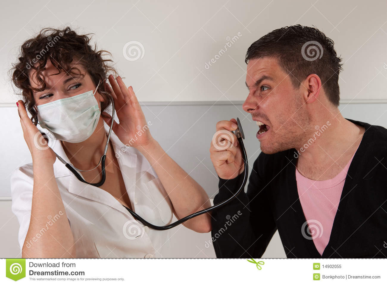 Angry Patient Royalty Free Stock Photo   Image  14902055
