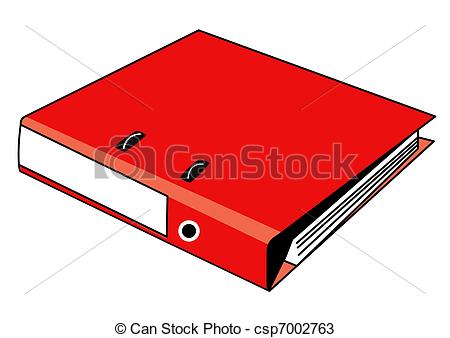 Binder With Notes Clipart