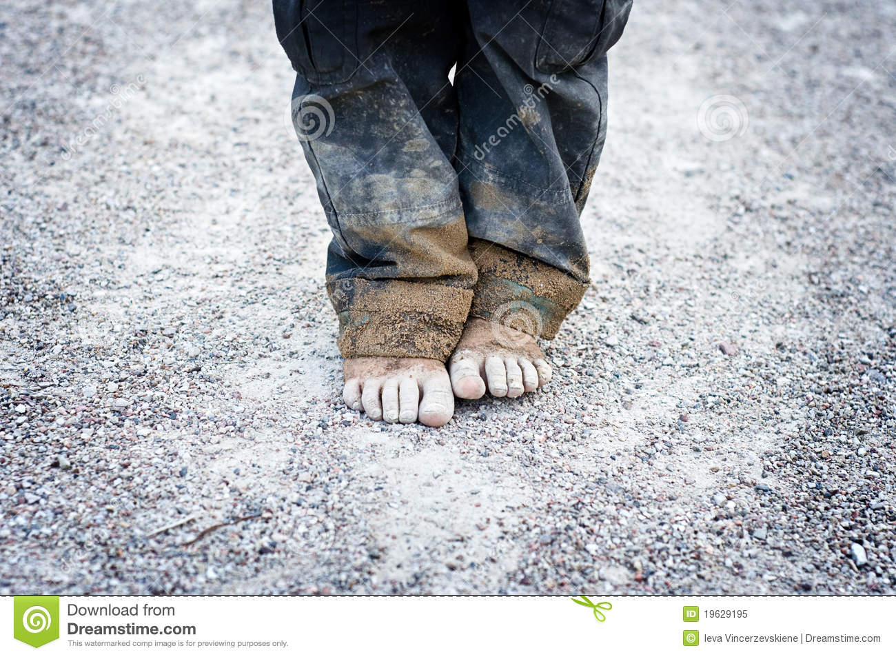 Child S Dirty Feet Royalty Free Stock Photo   Image  19629195