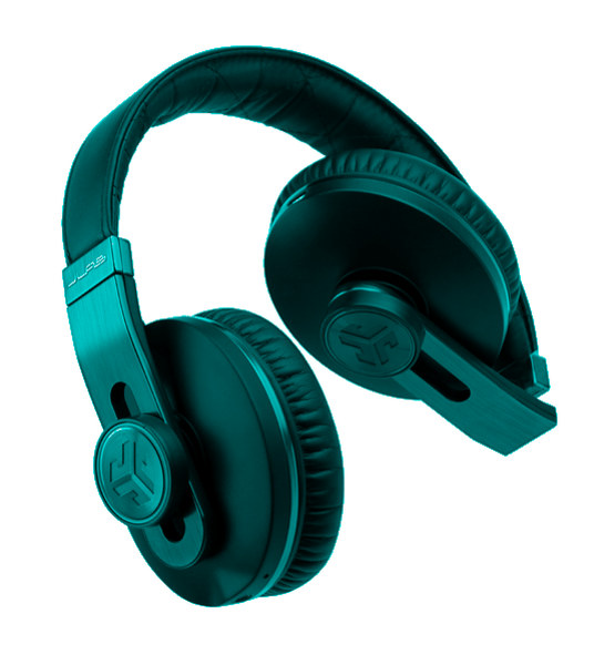 Cyan Headphones Image