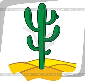 Desert Cactus   Vector Clipart