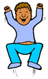 Excited Boy Clipart