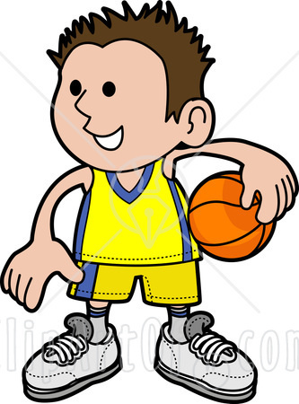 Excited Boy Clipart Happy Boy Basketball Jpg