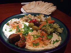     Hummus  Served With Pita Bread   All Are Common Middle Eastern Foods