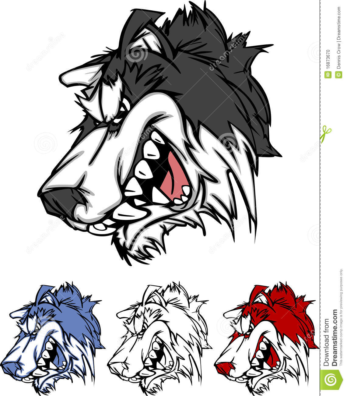 More Similar Stock Images Of   Husky Mascot Vector Logo  